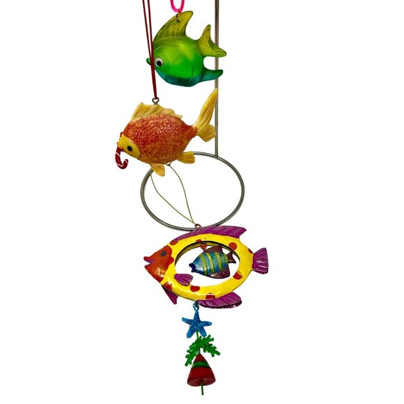 Tropical Fish Christmas Ornaments - Set of‎ 3 Colorful  Ornaments - Picture 1 of 6